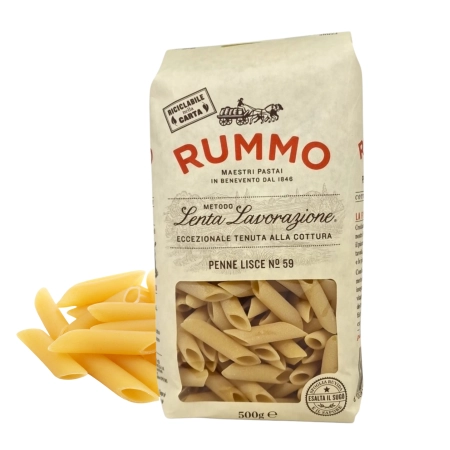 Rummo Penne Lisce nr 59 - makaron rurki gładkie 500g